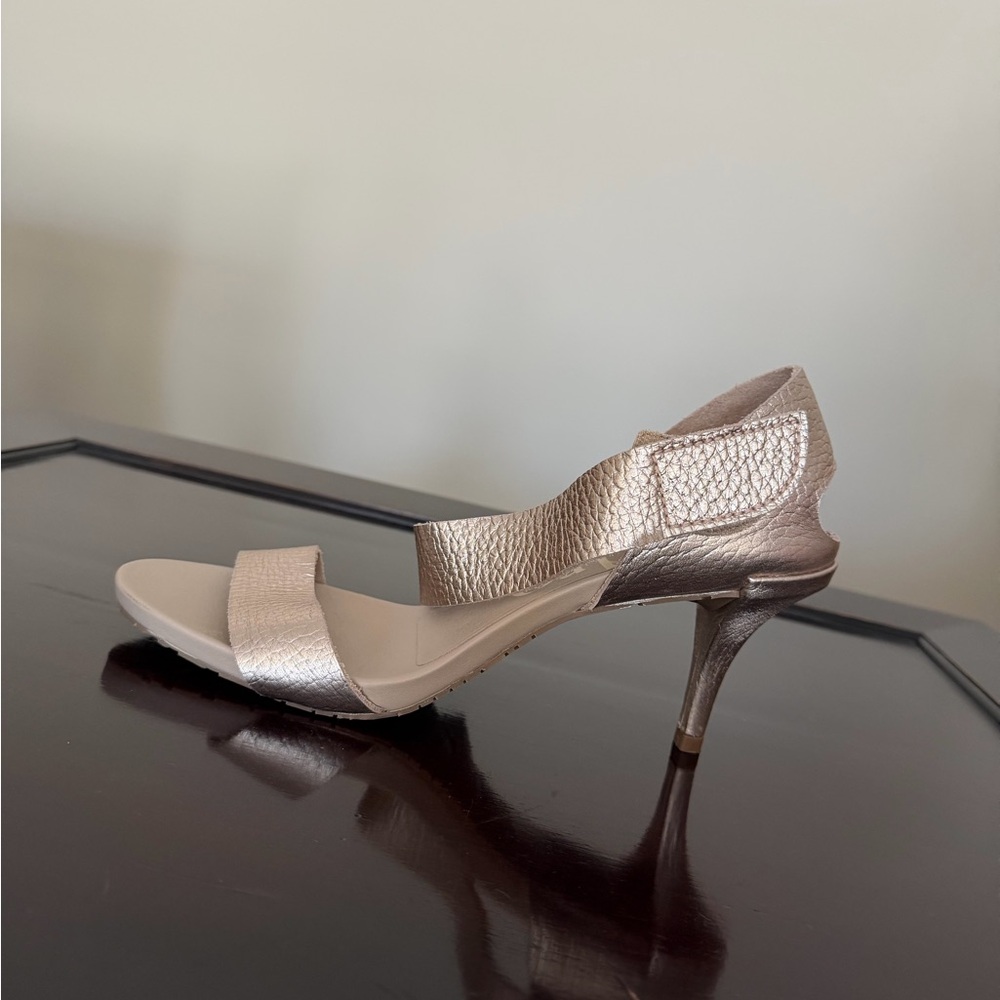 Pedro Garcia Metallic West Sandal heels - size 40 (US 9)